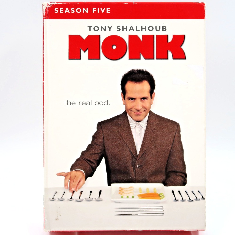 Monk Season 5 DVD 2007 4-Disc Set Tony Shalhoub Universal TV Series